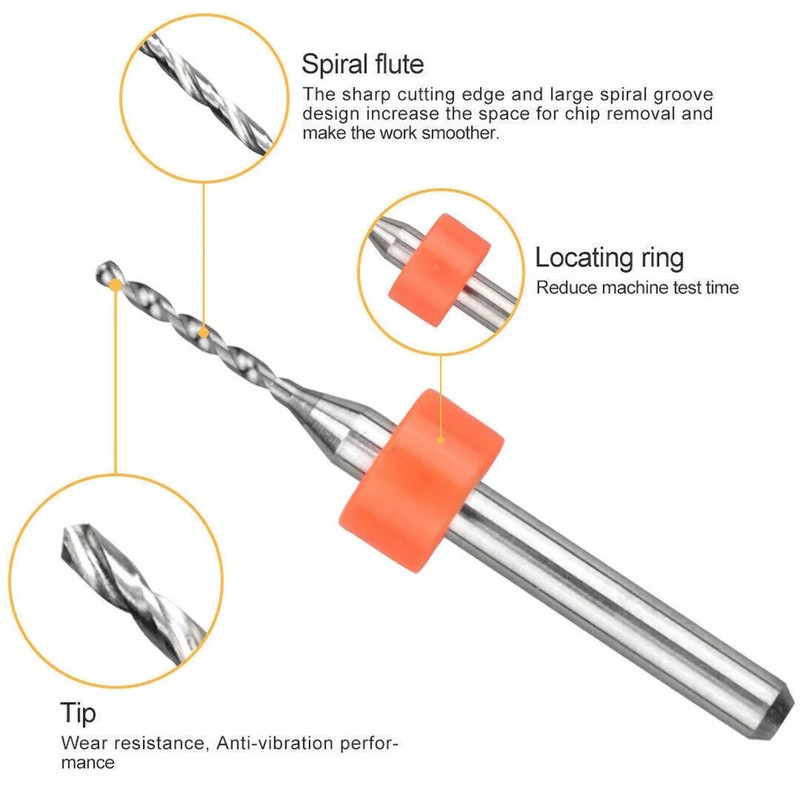 59 PCS Twist Drill Bits Set Mini Micro Hand Rotary Precision Pin Vise Tools Kit gallery