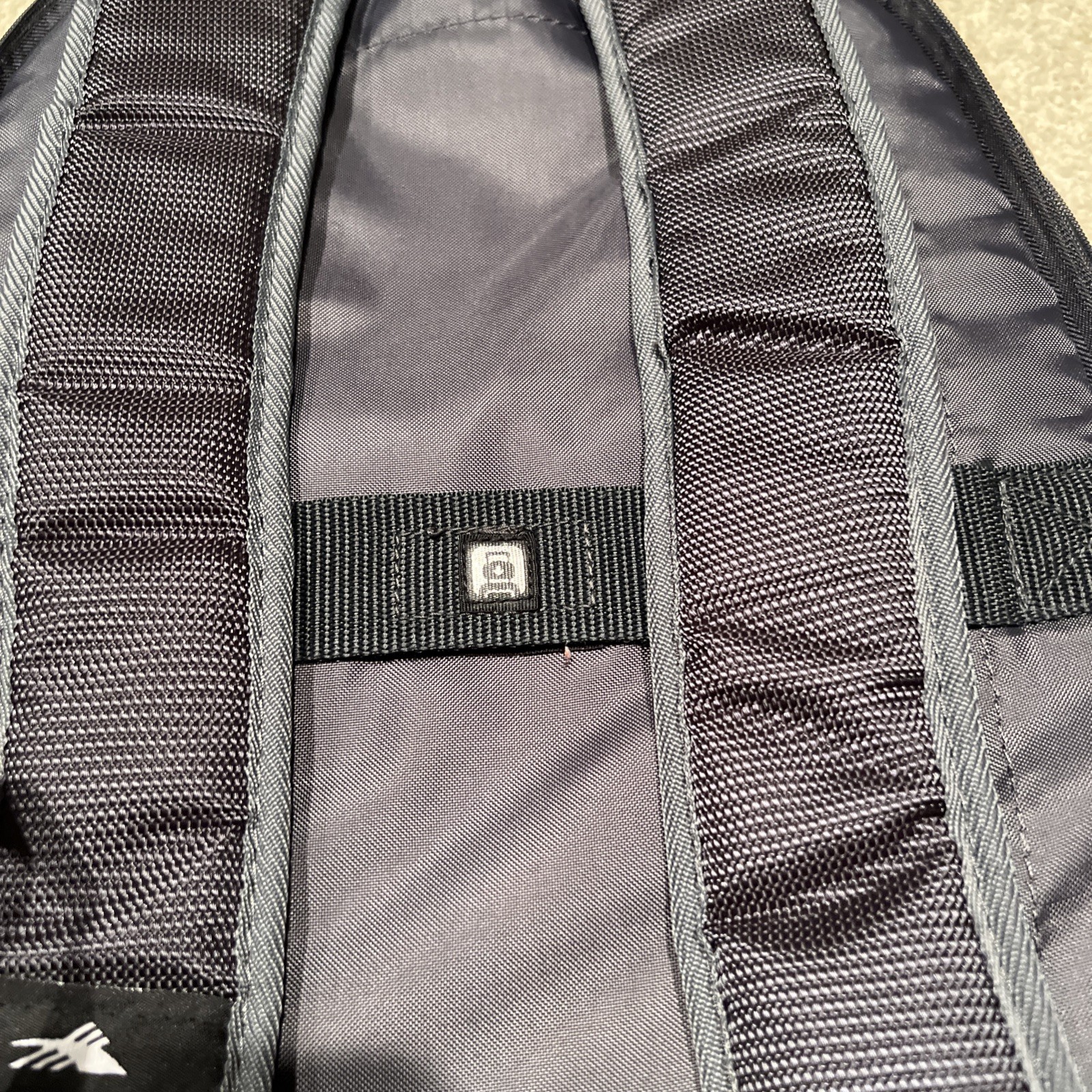 ATGO Black Nylon Backpack – Multi-Pocket, Lightweight, Durable 3