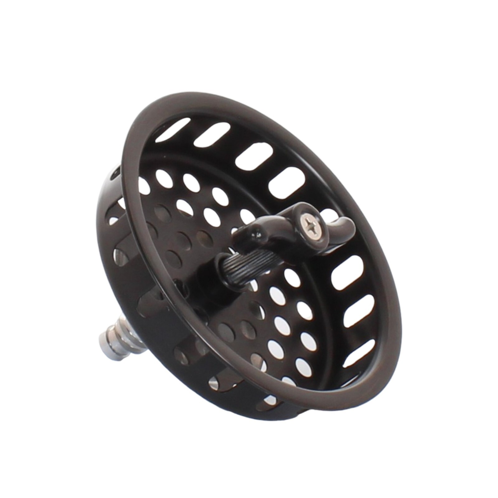 Kitchen Sink Drain Twist Lock Basket Strainer & Flange Set, Oil-Rubbed Bronze gallery