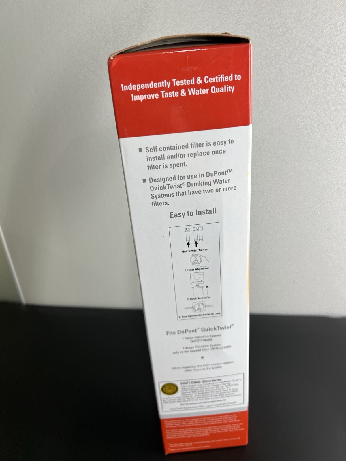 DuPont QuickTwist Water Filter Sediment 300 QT Series WFQTC3001 gallery