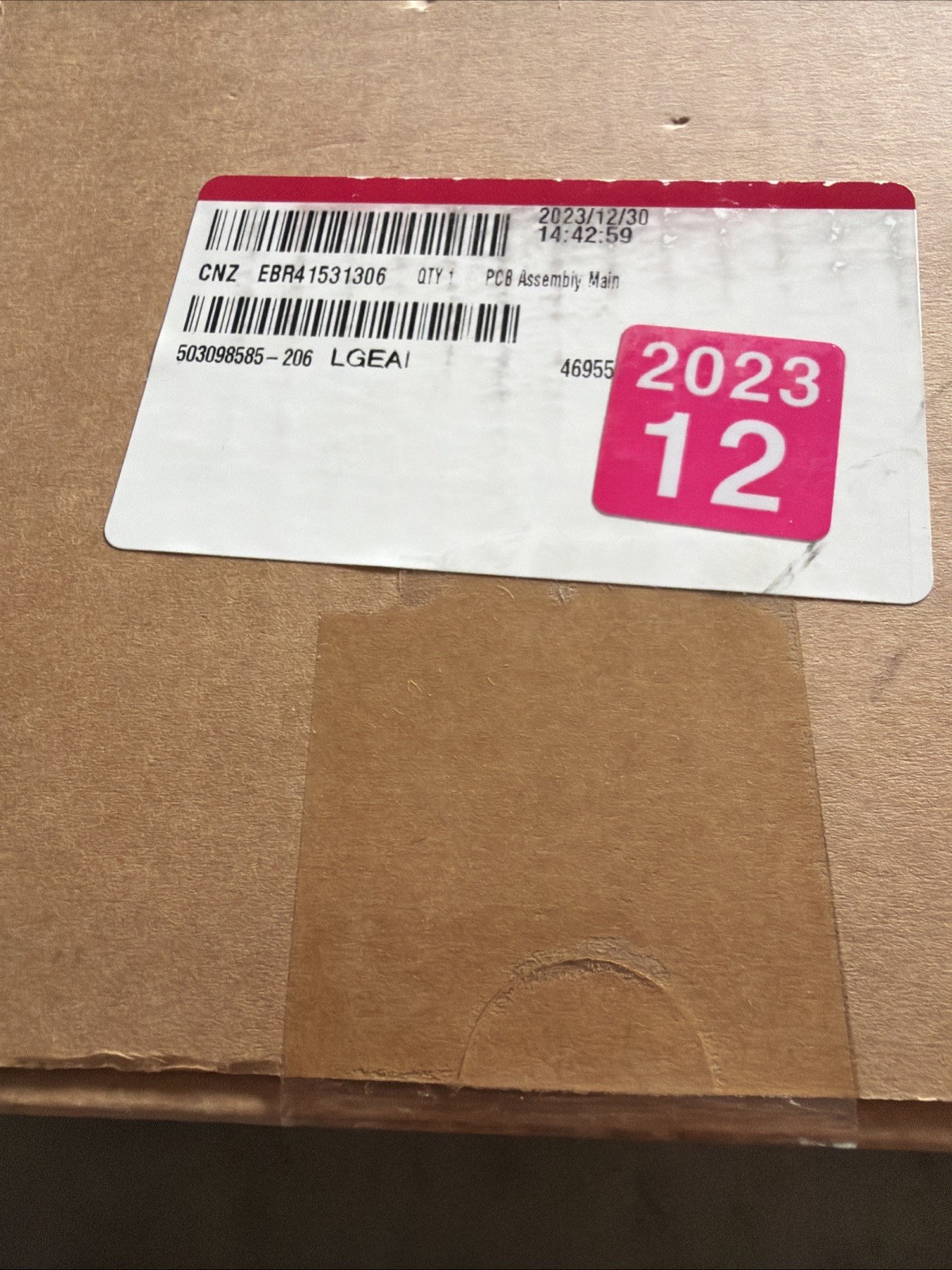 NEW GENUINE SEALED BOX LG Control Board EBR41531306 gallery