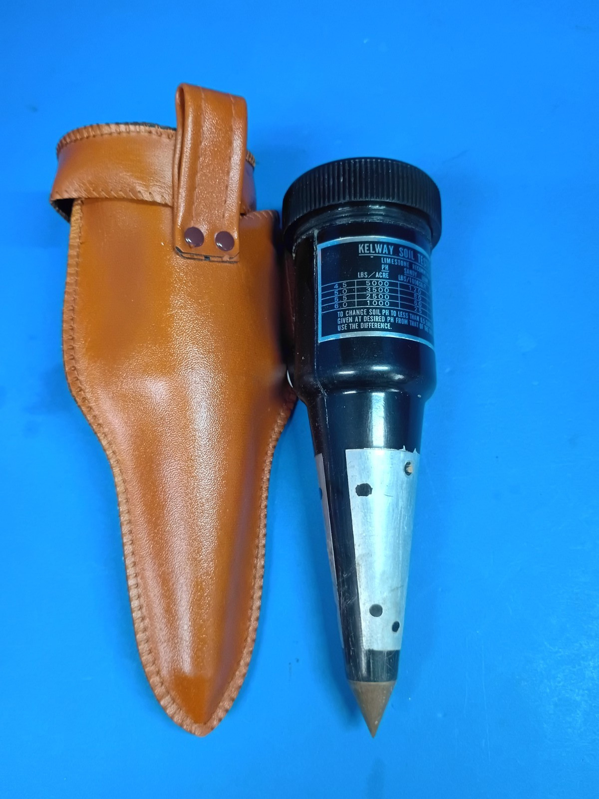 Vtg KEL Instruments Kelway Soil tester Japan made W/ Case gallery