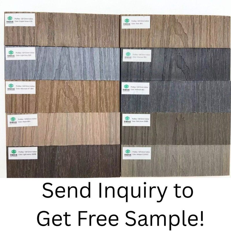Wood Plastic Composite Fluted Wall Panel WPC Cladding Boards Exterior Wall Panel gallery