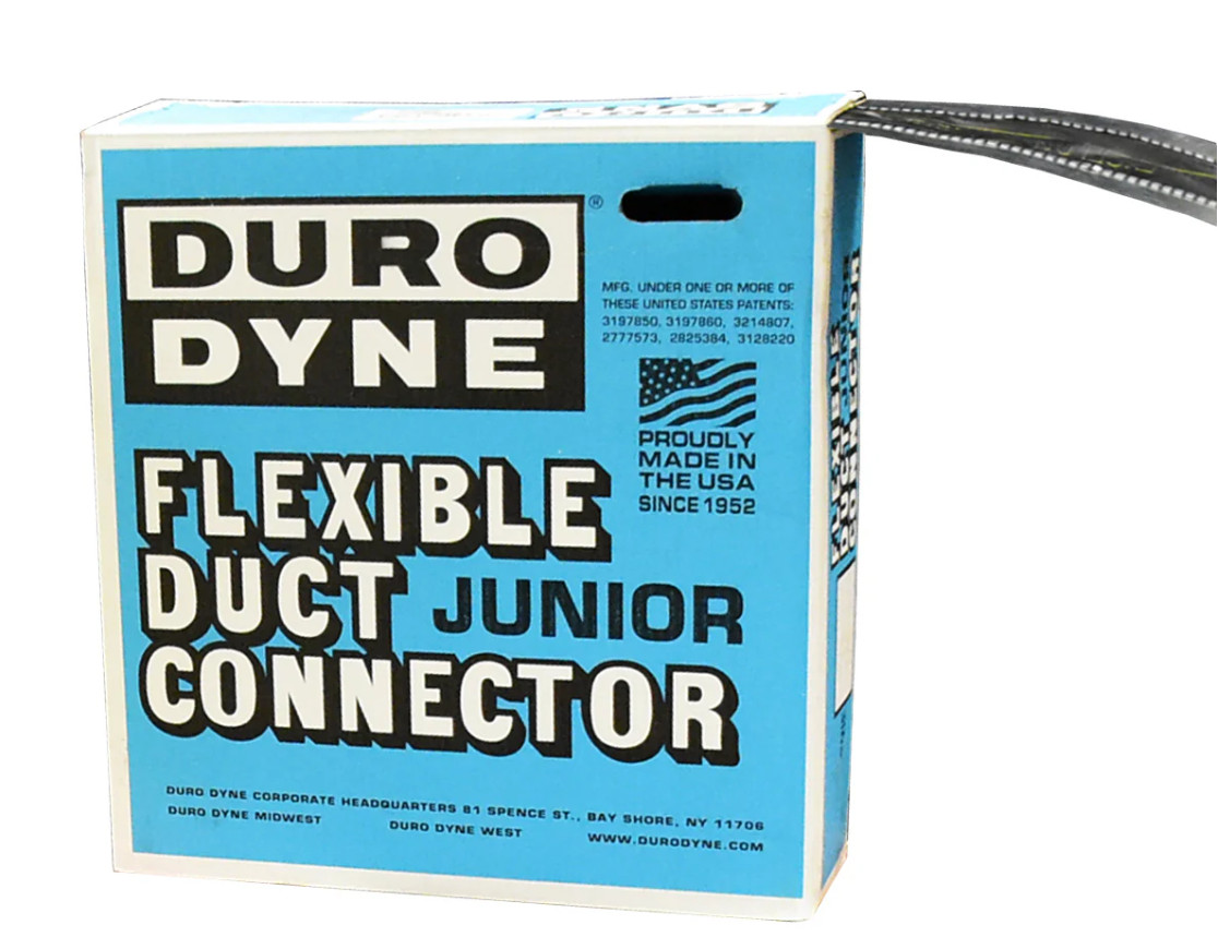 Duro Dyne Flexible Canvas Duct Connector - sold by the length (foot) gallery