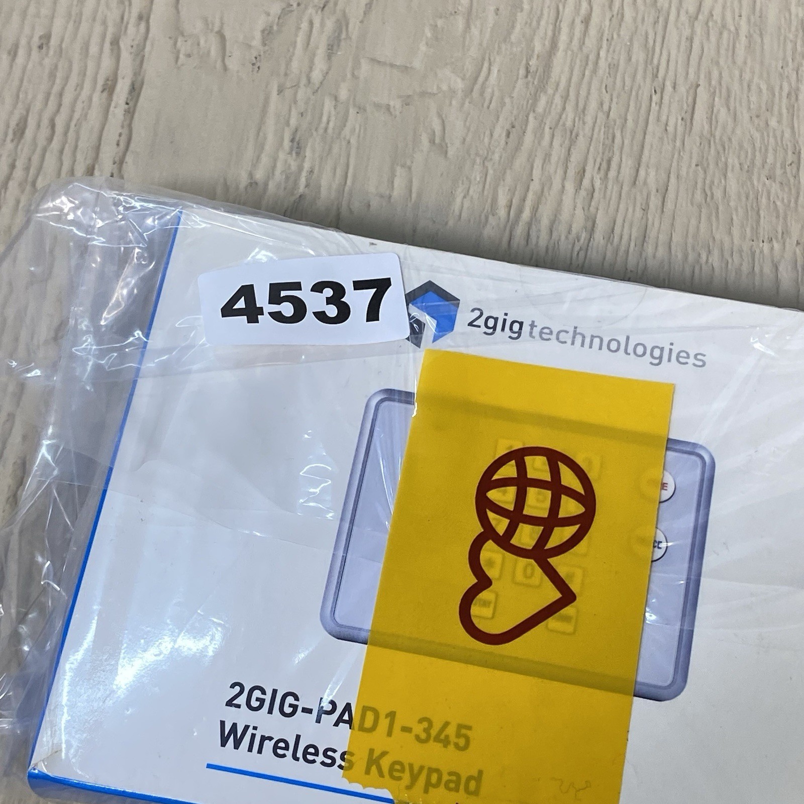 Nortek 2GIG Wireless Keypad Model 2GIG-PAD1-345 New Open Box gallery