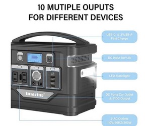 Imazing IM301 Portable Power Station 300W gallery