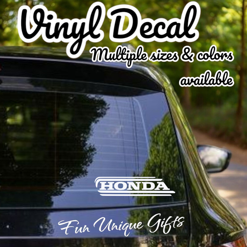 Honda Vinyl Decal Sticker -Multiple Colors & Sizes- SHIPS FREE! gallery