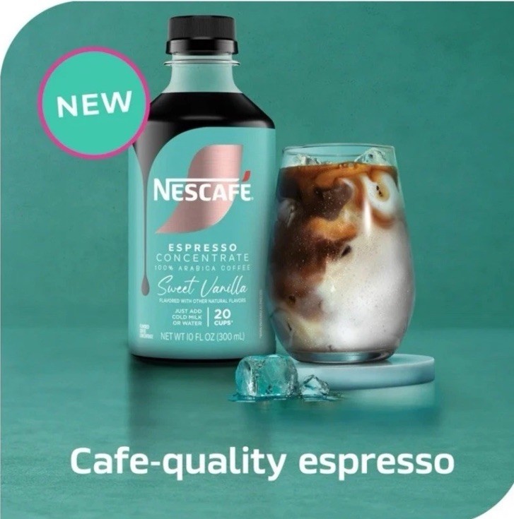 NESCAFE Espresso Concentrate Vanilla Coffee 300ml Bottle 6pk gallery