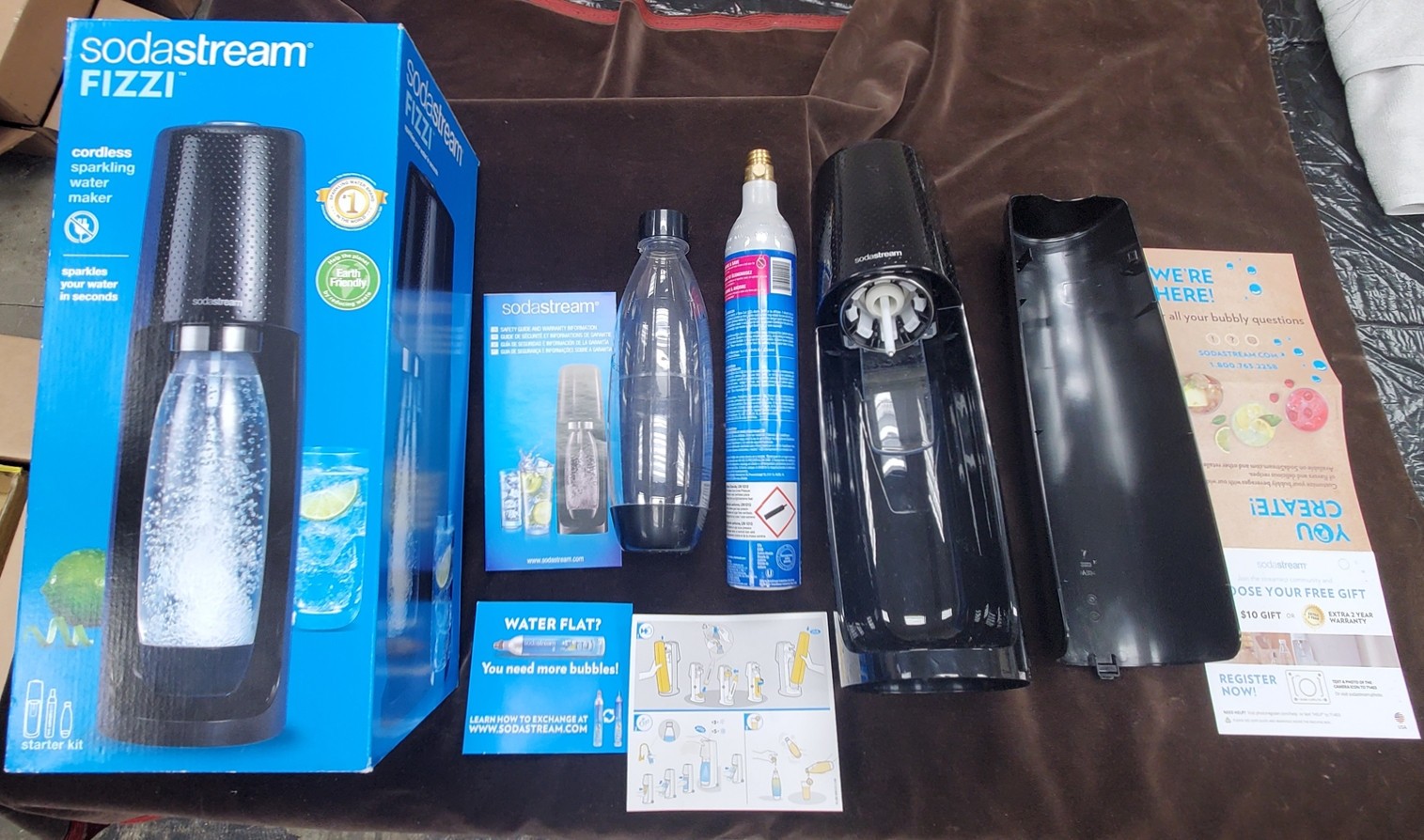 SodaStream Fizzi One Touch Sparkling Water Maker Black - Machine gallery