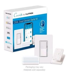 Lutron Diva Smart Dimmer Switch Kit for Caseta Lighting DVRF-BDG-1DP-A NEW
