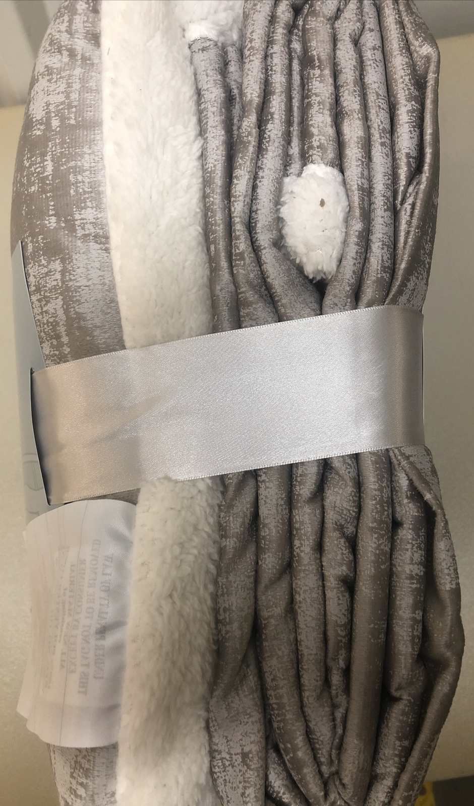 Wayland Square Mink Sherpa Throw Blanket Set w/ Pillow - Soft - 50x60in gallery