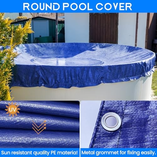 Pool Pads for Above Ground Pool, Pool Mat Tarp for Under Pool Ground Cloth 18FT gallery