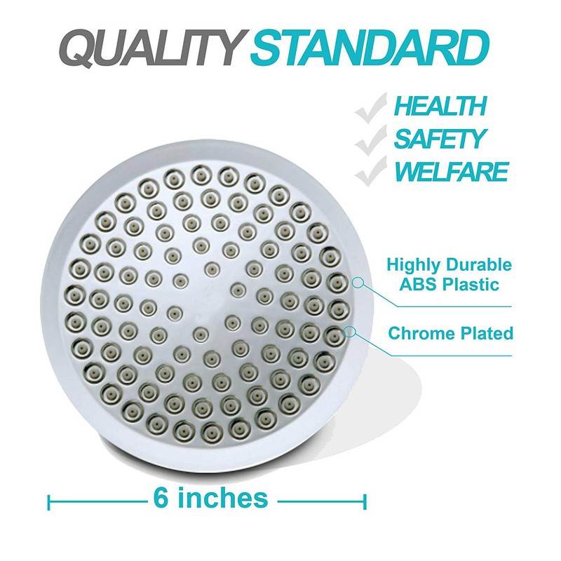 Luxury Shower Head High Pressure Waterfall Bathroom Showerhead Adjustable Angles gallery
