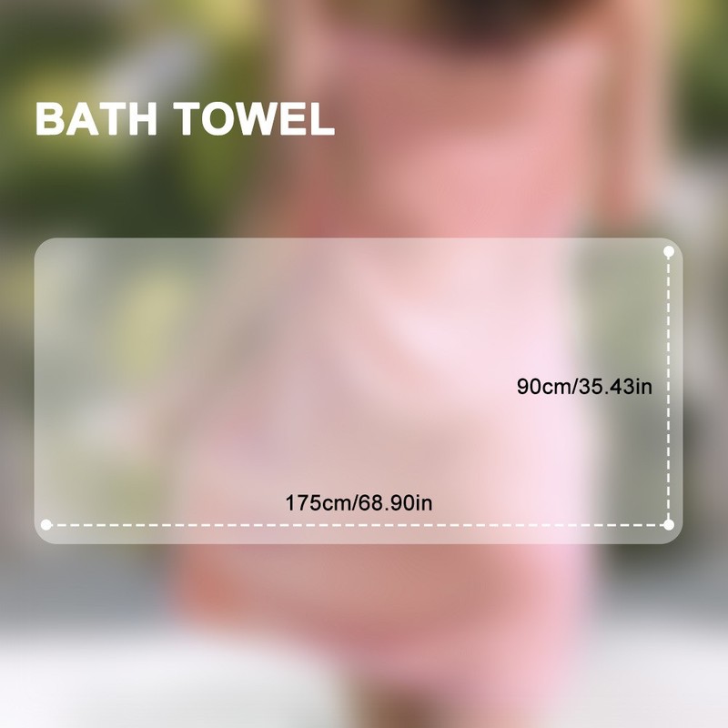 Extra Large Bath Sheets 35"x70" - Super Absorbent Quick-Drying Microfiber Towels gallery