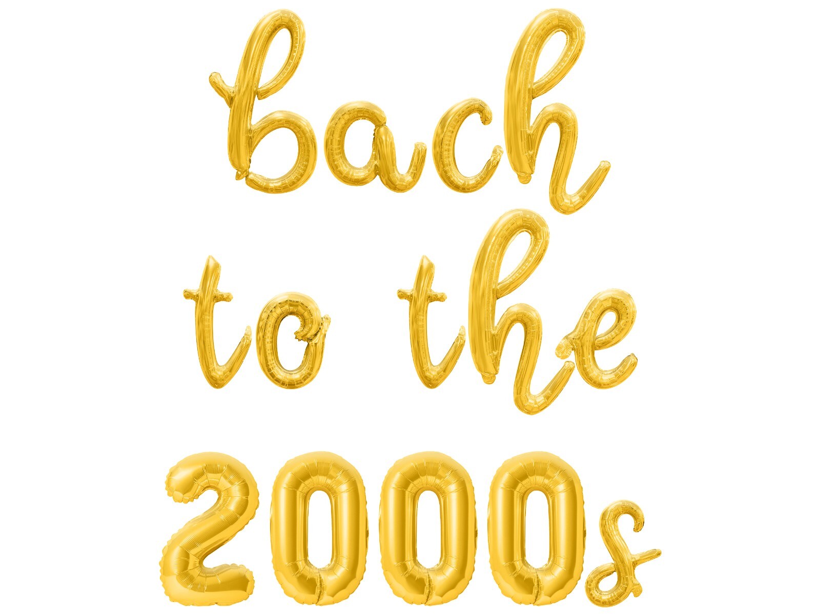 BACH TO THE 2000S Cursive Script Letter Balloon Banner, Bachelorette Party Decor gallery