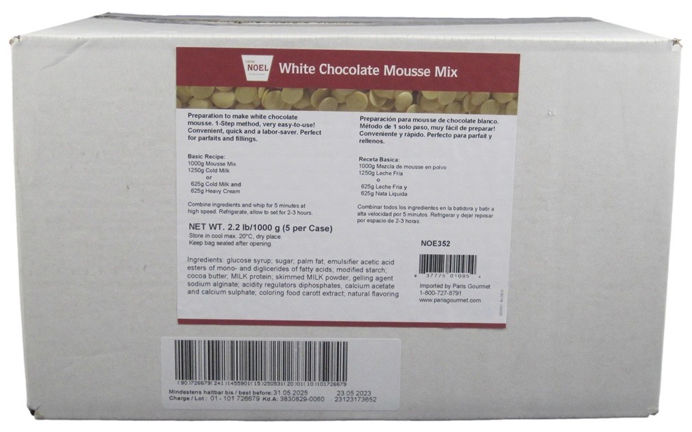 White Chocolate Mousse Mix - 11 Lbs gallery