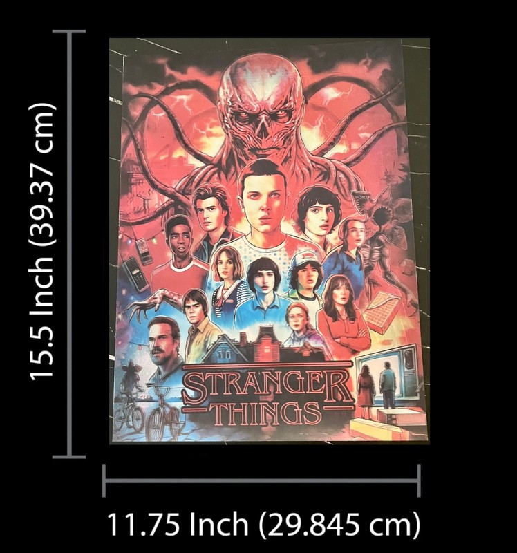 Stranger Things5-3D Poster,3D Lenticular Flip Effect,3 Images In One gallery