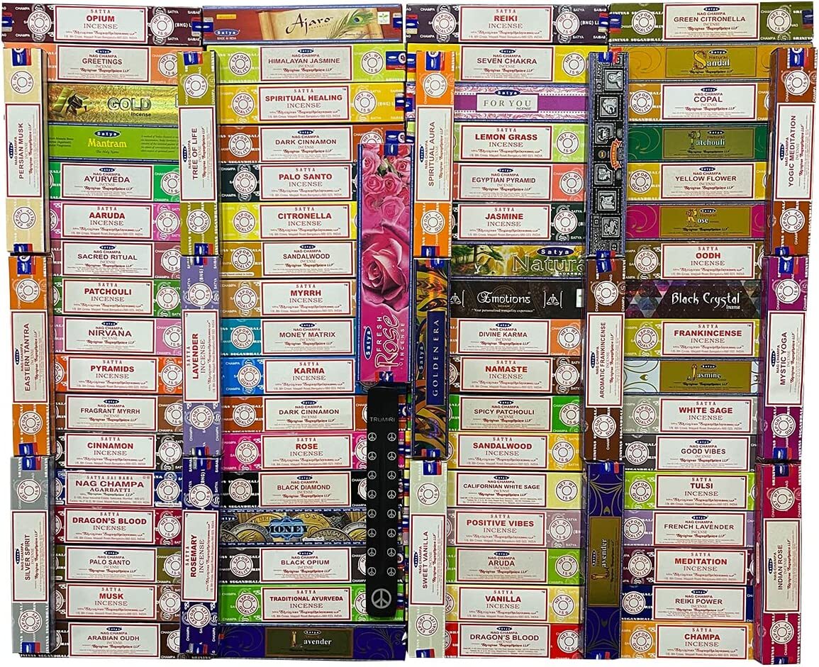 Satya Incense Sticks with Incense Holder Mix & Match BUY 3 GET 3 FREE(6 in Cart) gallery