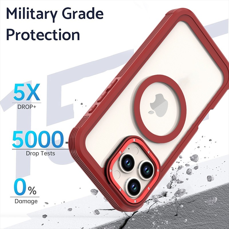 For iPhone 17 Pro Max 16 15 14 13 12 Heavy Duty Defender Magnetic Case Belt Clip gallery