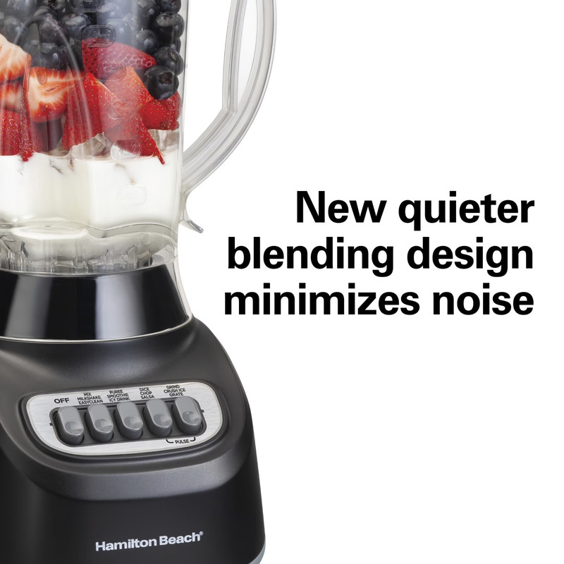 Smoothie Blender for Kitchen, 48 oz Jar for Smoothies and Shakes, Black gallery