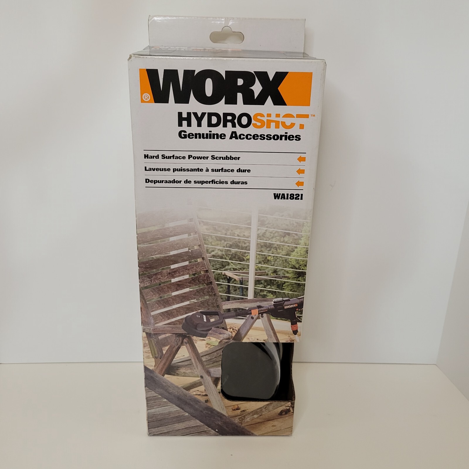 Worx Hydroshot Adjustable Outdoor Power Scrubber, Quick Snap Connection (WA1821) gallery