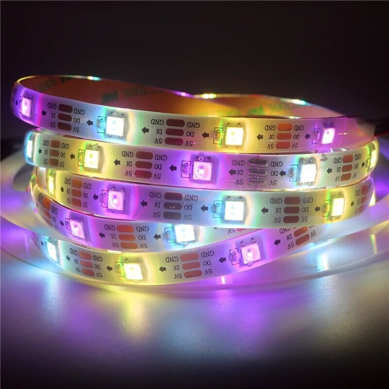 SK6812 Individually programmable/addressable RGBWW LED strip, similar to WS2812B gallery