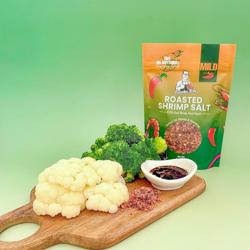 Mild Shrimp & Chili Salt - Elevate Dishes with Authentic Cambodian Crunch, 8 oz gallery