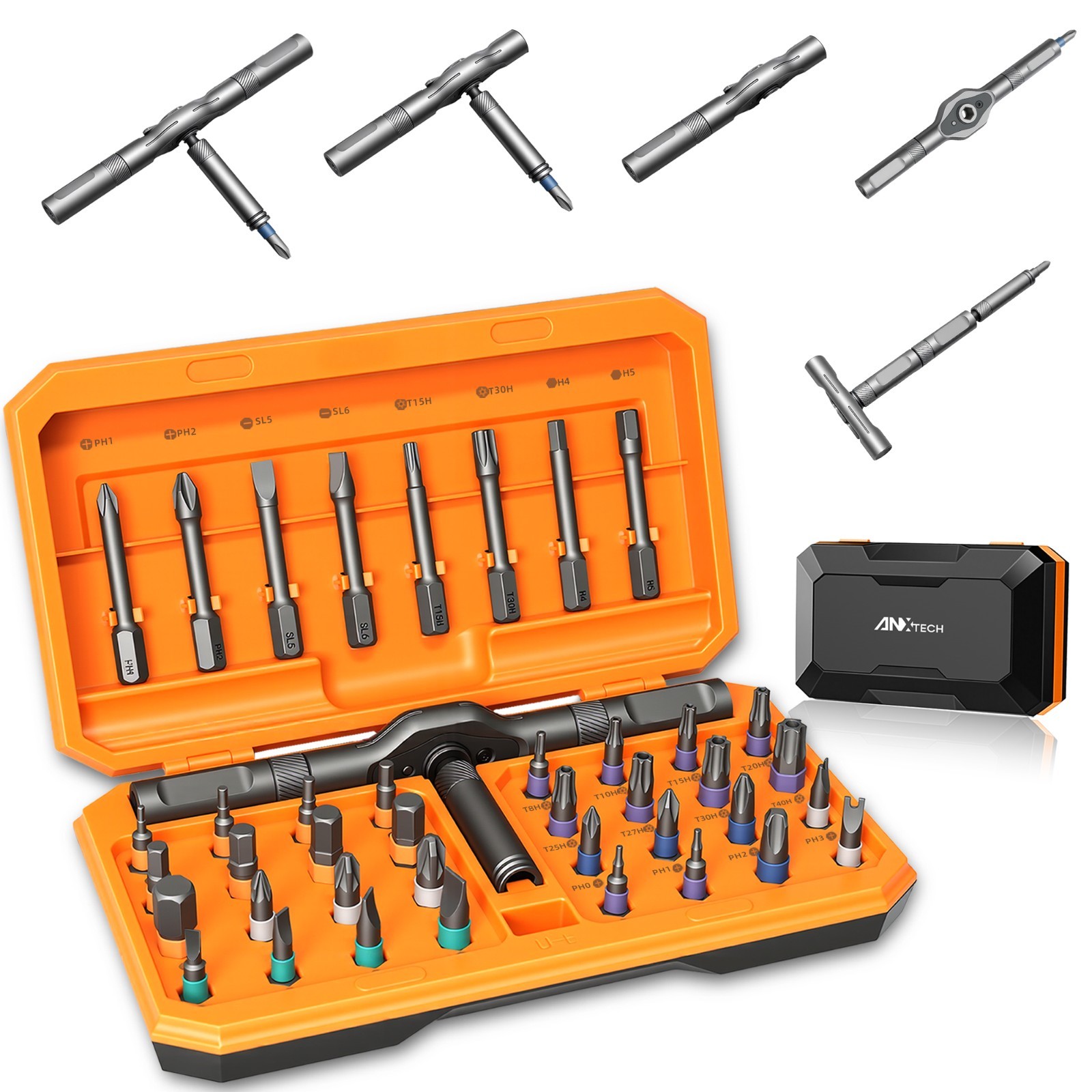 42 in 1 Magnetic Screwdriver Set DIY Ratchet Screwdriver Set Multi Bit Magnetic gallery