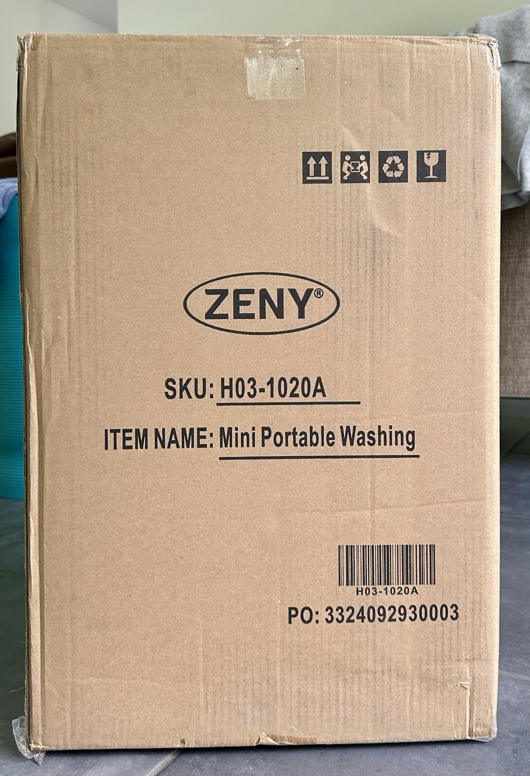 ZENY Mini Portable Washing Machine - Blue gallery