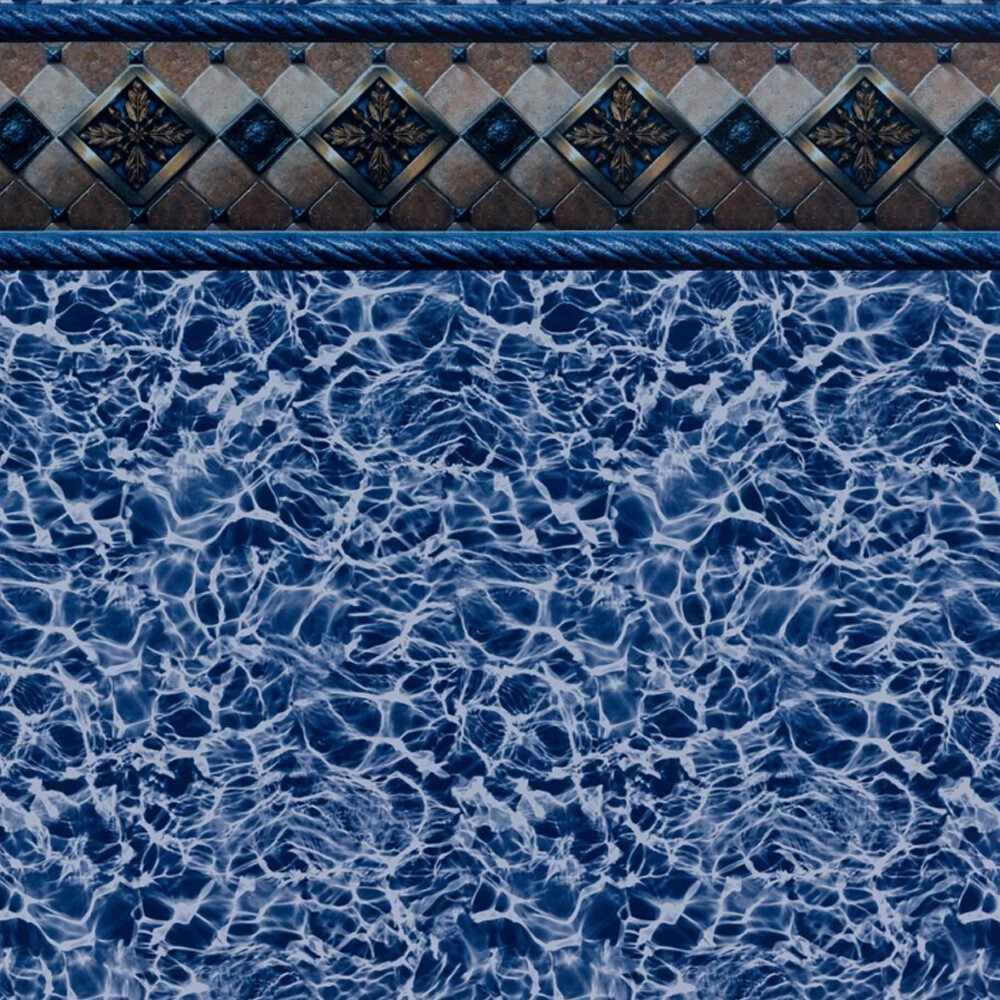 Findlay Bayview Tile 27 Mil Inground Rectangle Swimming Pool Liner (Choose Size) gallery