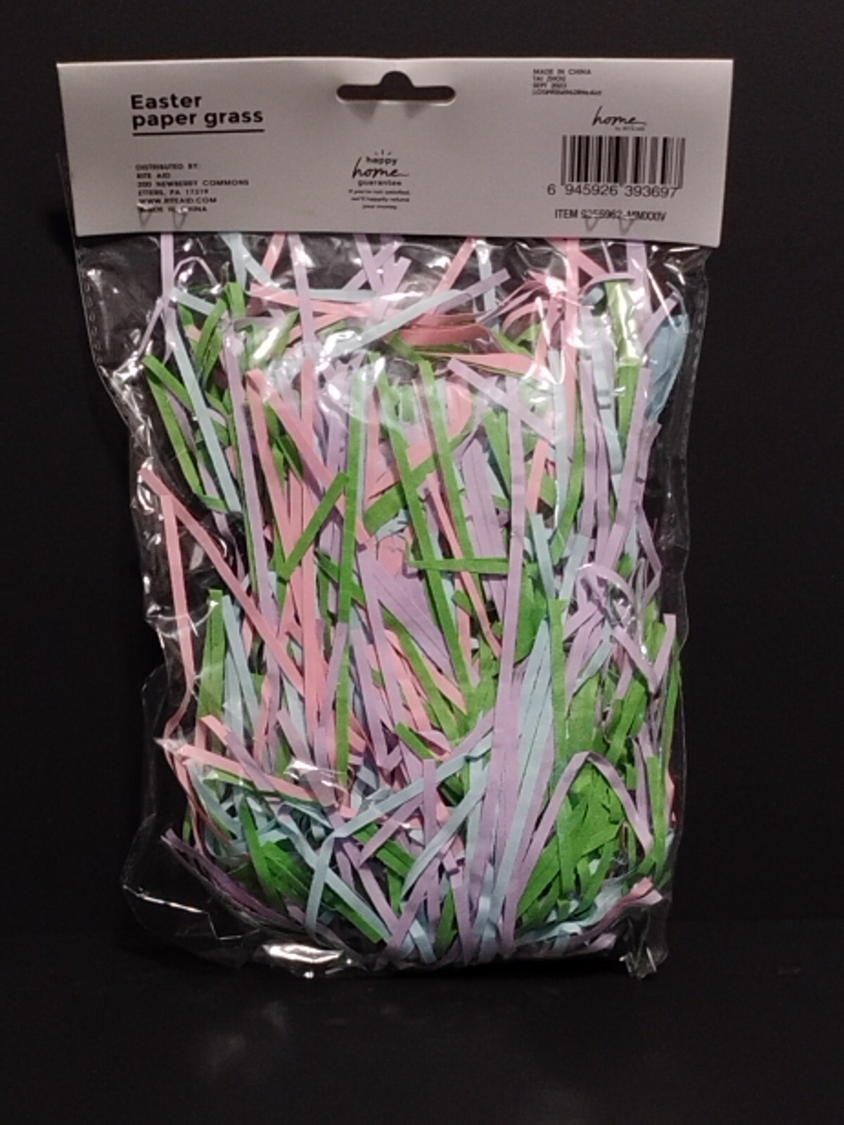 Easter Paper Grass - 1.25oz - Green, Pink, Purple, Blue - Filling, Crafts, Decor gallery
