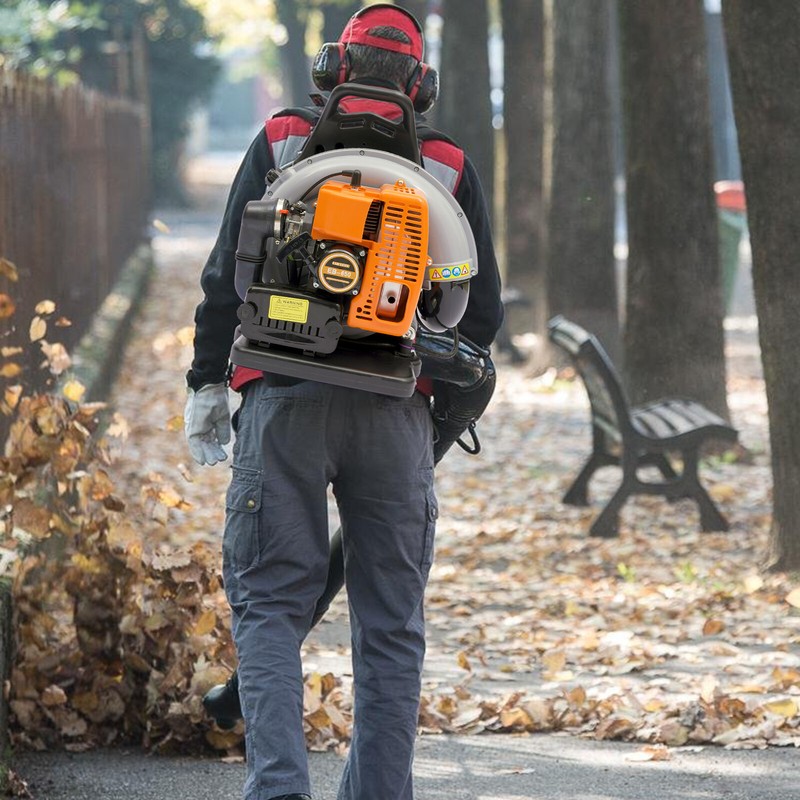 Upgraded 63CC 2-Stroke Backpack Leaf Blower, 4.3HP, 850CFM Powerful Performance gallery