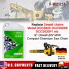 12" Chainsaw Chain For Dewalt DCCS620 90PX045G 3/8"LP .043" 45DL Semi chisel gallery
