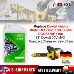 12″ Chainsaw Chain For Dewalt DCCS620 90PX045G 3/8″LP .043″ 45DL Semi chisel