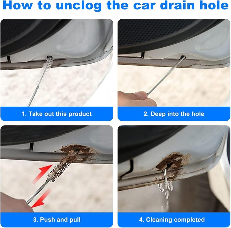 Refrigerator Drain Cleaning Tool, 8 PCS Reusable Waterline Buddy For Refrigerato gallery