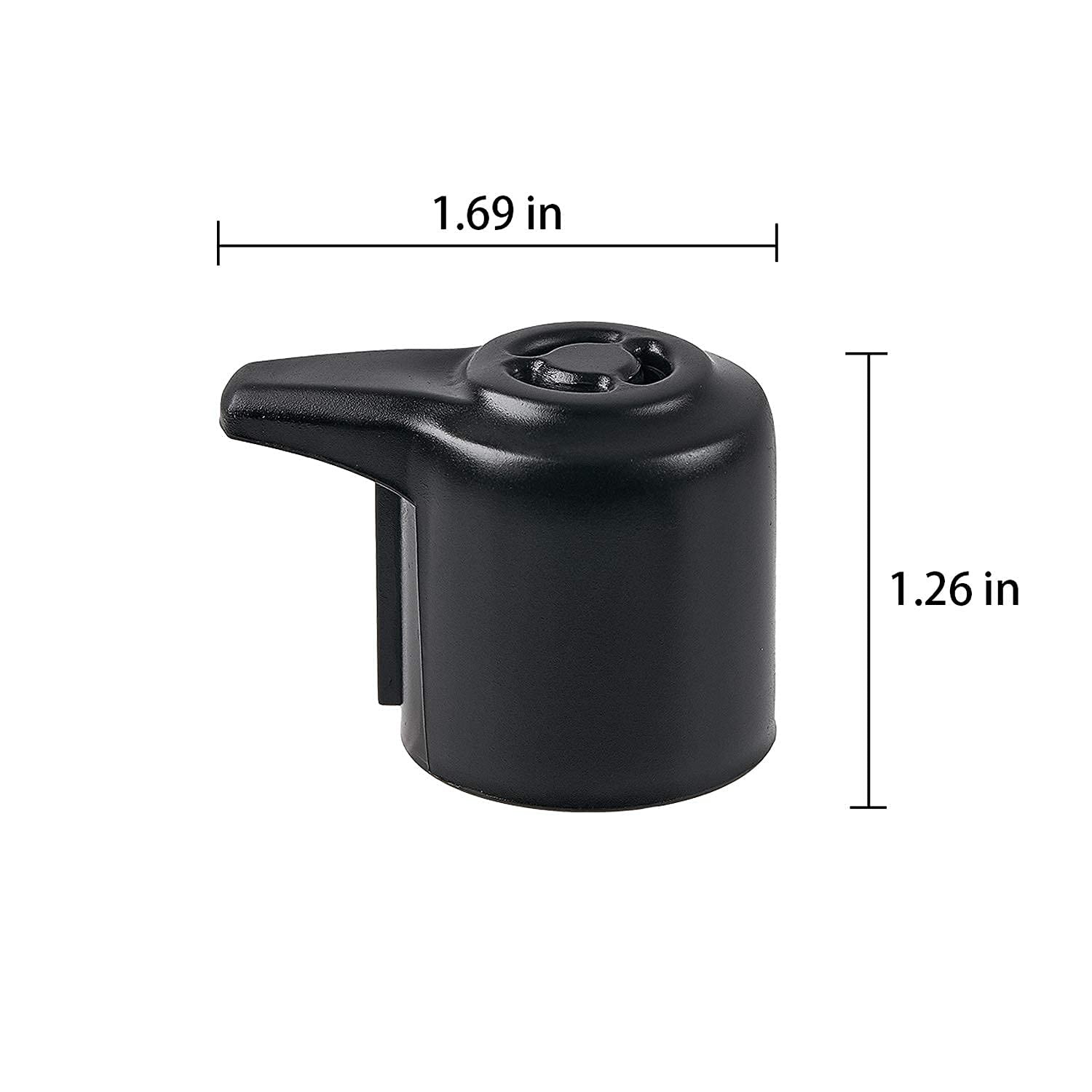 2Pack Steam Release Valve, Universal Pressure Valve Handle for Black gallery