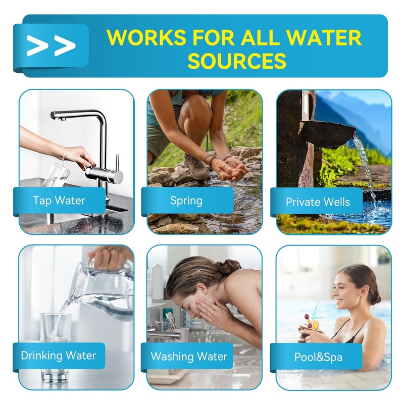 "16in1 Water Testing Kit for pH, Hardness, Fluoride & More 100 Test Strips" gallery