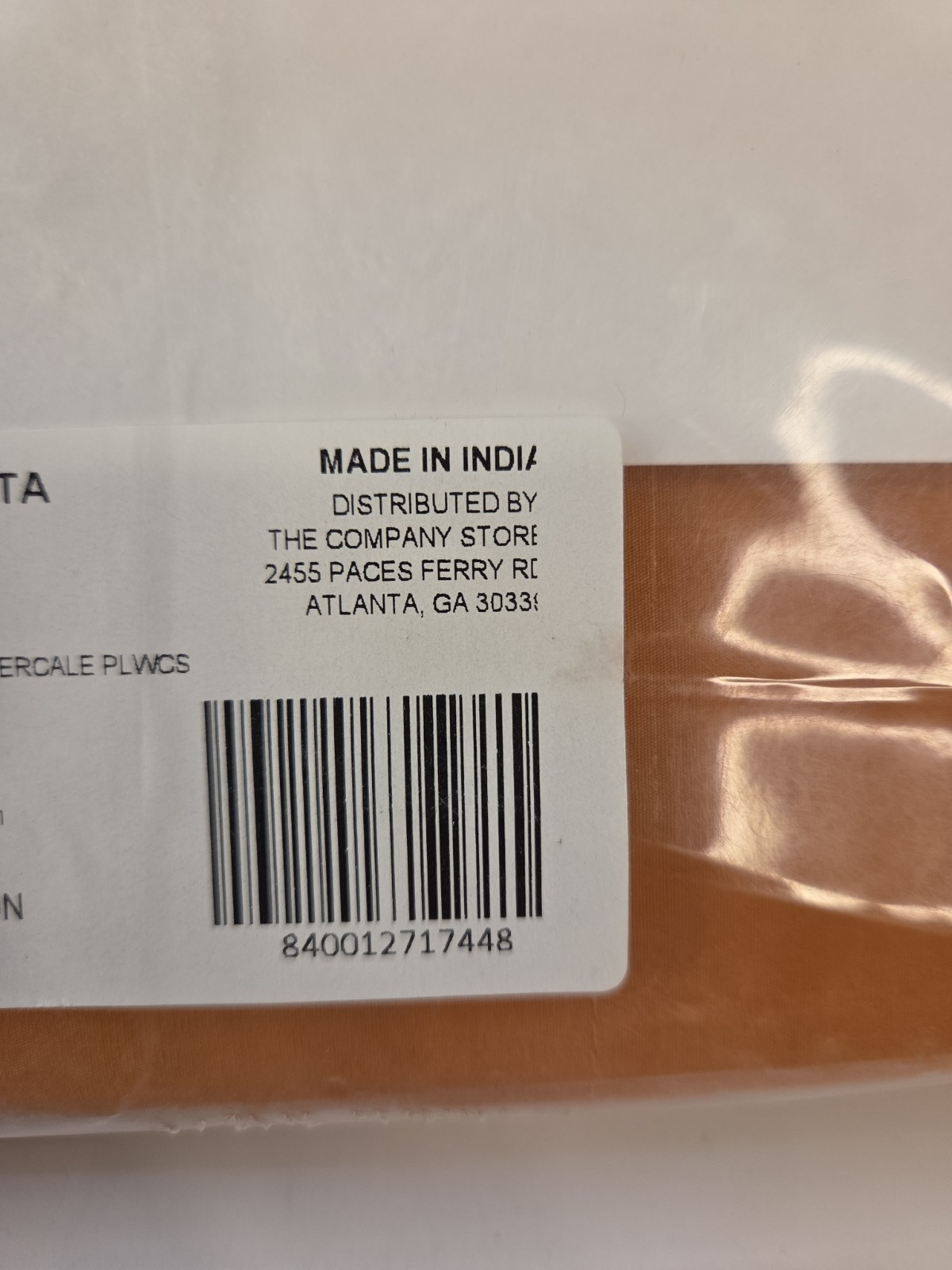 The Company Store 100% Cotton Percale Standard Pillowcases Color~Terracotta New! gallery