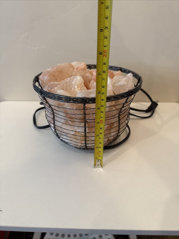 Himalayan Salt Lamp Adjustable Settings Healing Calm Atmosphere Works gallery