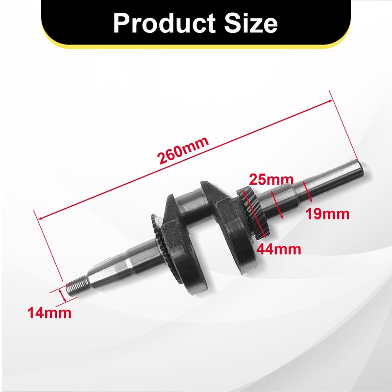 Standard 3/4" Parallel Crankshaft Crank for Honda GX200 Go Kart & mini bikes gallery
