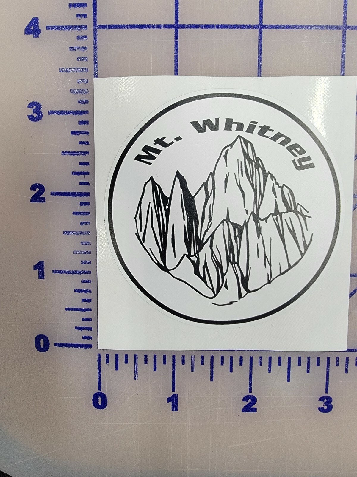 Mt Whitney LONE PINE California Sticker Decal R1036 Highway Sign Road Sign clr gallery