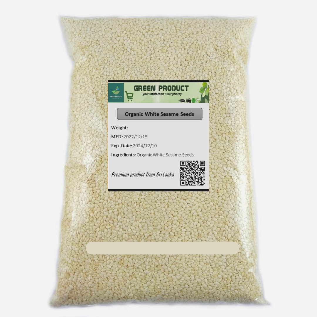 White Sesame Seeds | Ceylon Organic Raw Natural Hulled Whole Premium Herbs bulk gallery