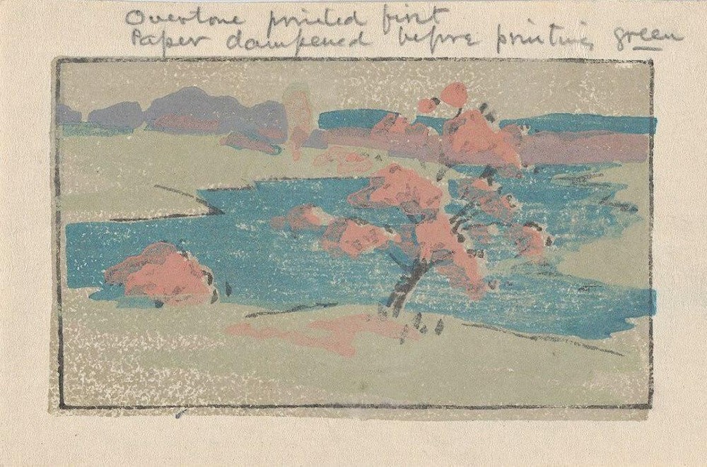 Overtone First Print : Arthur Wesley Dow : 1913 : Archival Art Print