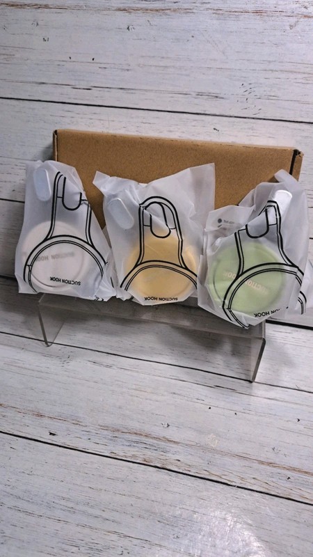 3Pcs Suction Cup Hooks, Reusable Shower Hook, Vacuum Suction... gallery