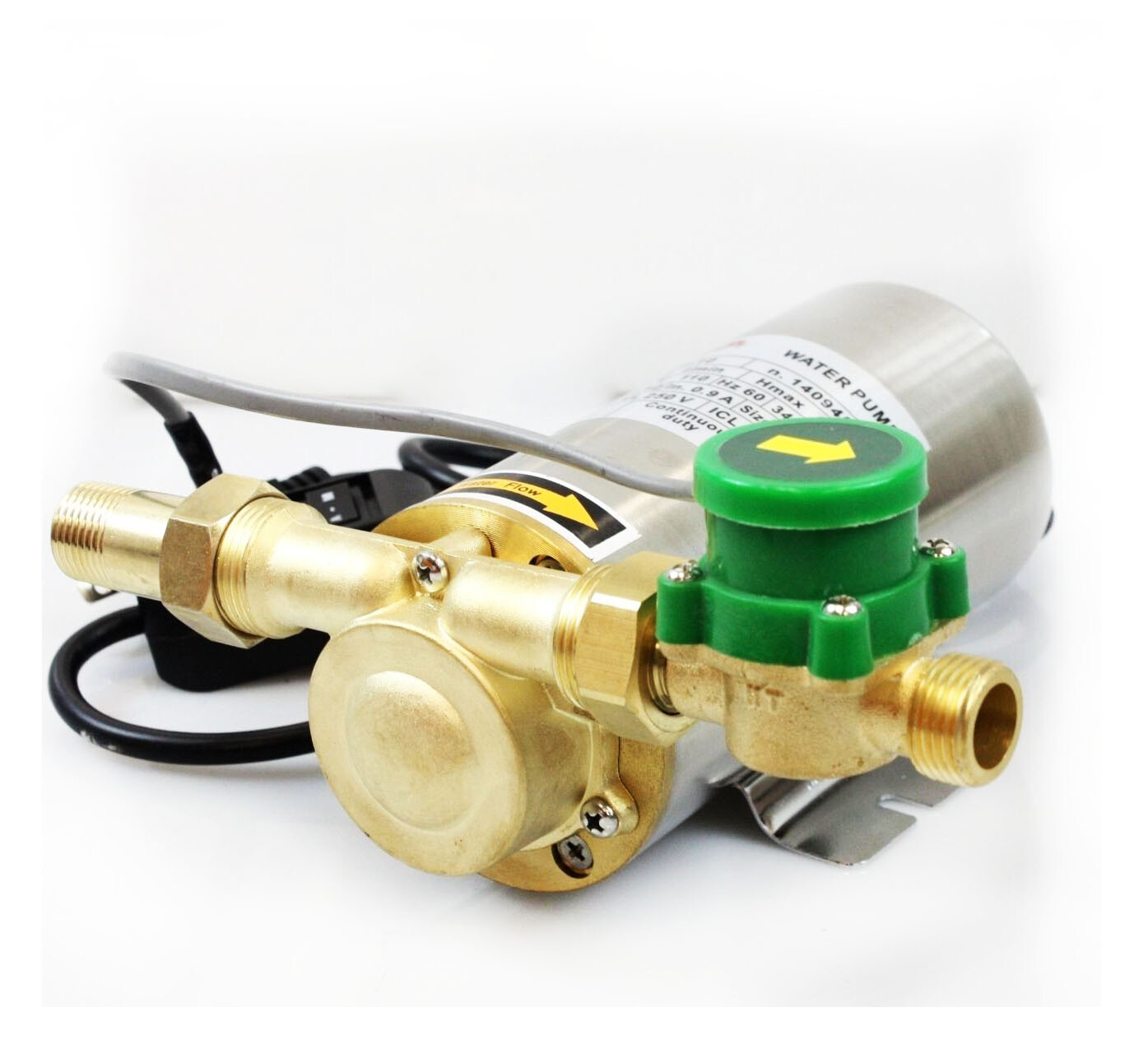 Self Priming 90W Automatic Shower Washing Machine Water Booster Pump Stainless gallery