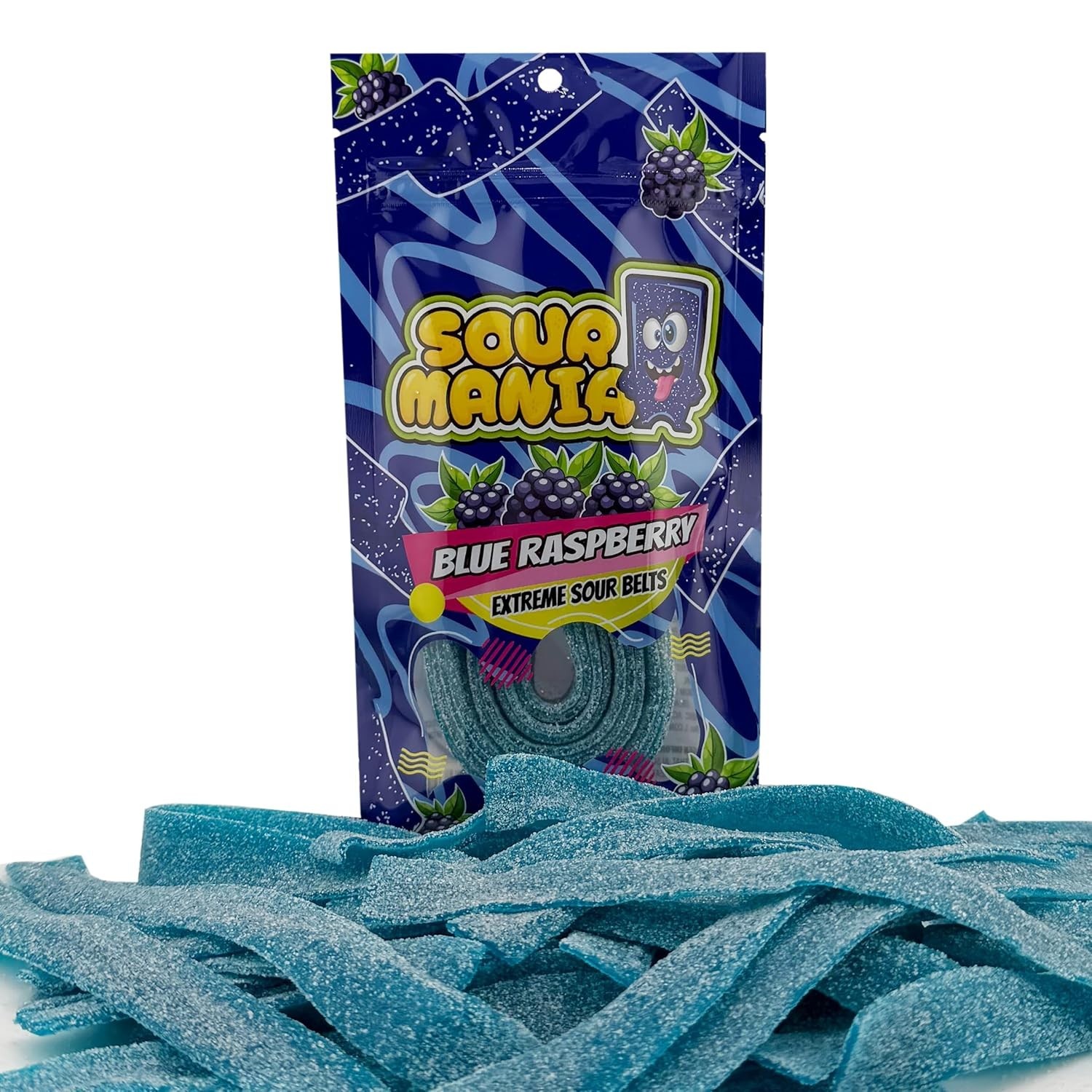 FirstChoiceCandy Sour Mania Extreme Sour Gummy Belts 3.6 oz ( Pack Of 6 ) gallery