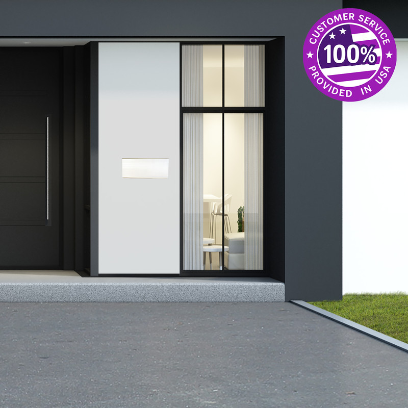 OPEN BOX Through-the-Wall Drop Box with Rainproof Cover & Adjustable Chute gallery