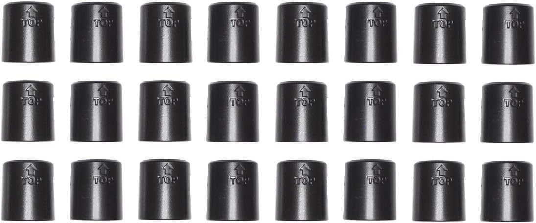 JSP Manufacturing 1" Diameter Post Wire Shelf Clips Shelving Medium, Black gallery