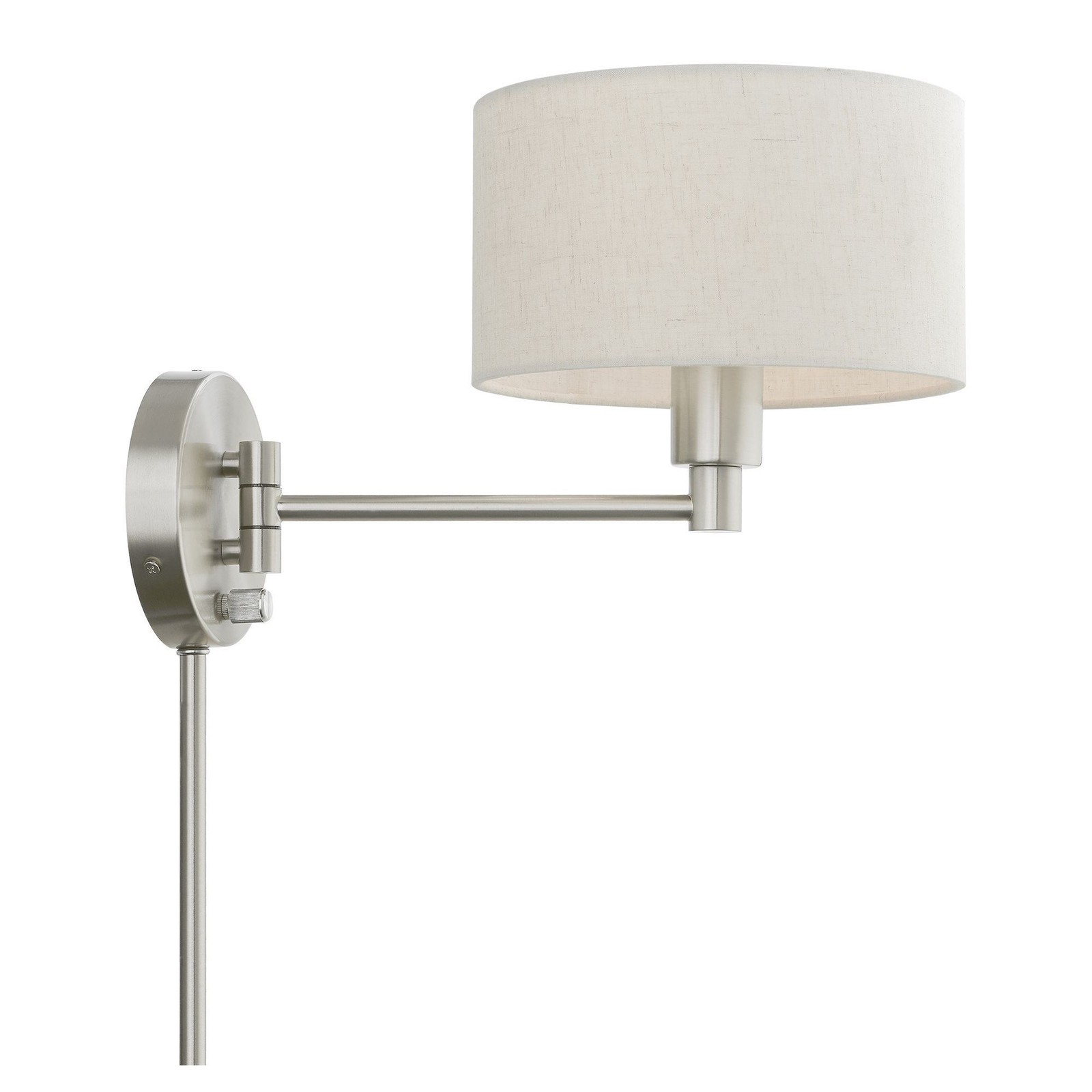 Used Livex Lighting 40940-91 1 Light Swing Arm Wall Sconce In RefinedModern gallery