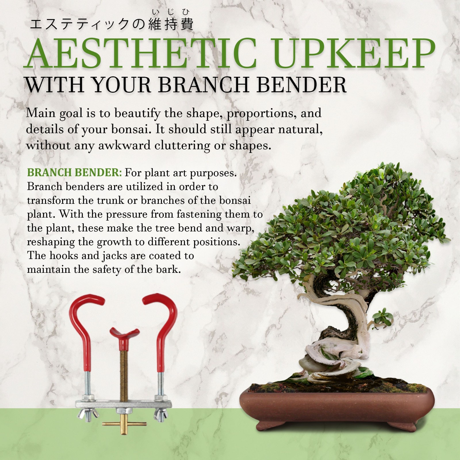 2 Bonsai Branch Bender Tools - BambooMN gallery